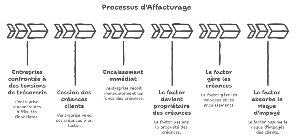 Processus d'affacturage